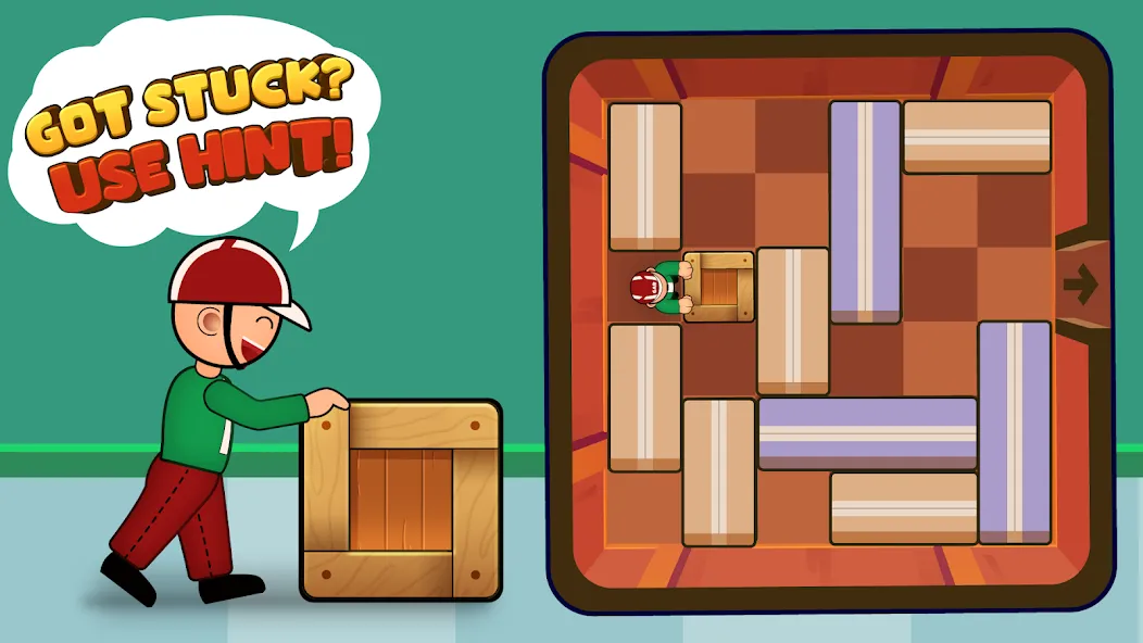 Push Box Out [MOD: без рекламы и все уровни открыты] Screenshot 4