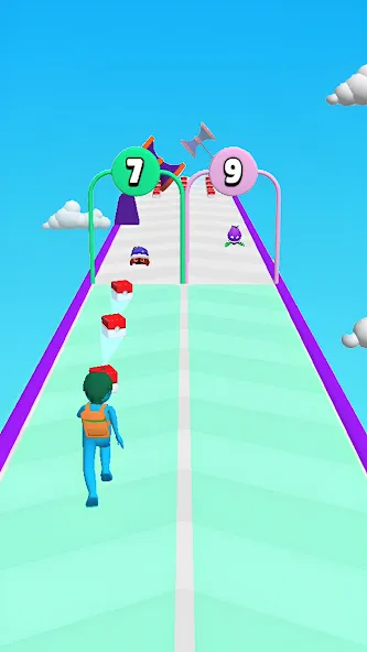 Merge Run Monster 3D Battle [MOD: безлимитные монеты и разблокированы персонажи] Screenshot 1