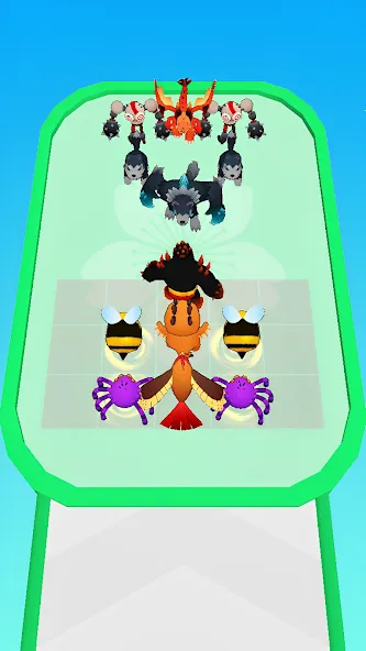 Merge Run Monster 3D Battle [MOD: безлимитные монеты и разблокированы персонажи] Screenshot 4