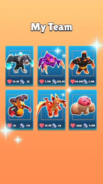 Merge Run Monster 3D Battle [MOD: безлимитные монеты и разблокированы персонажи] Screenshot 5