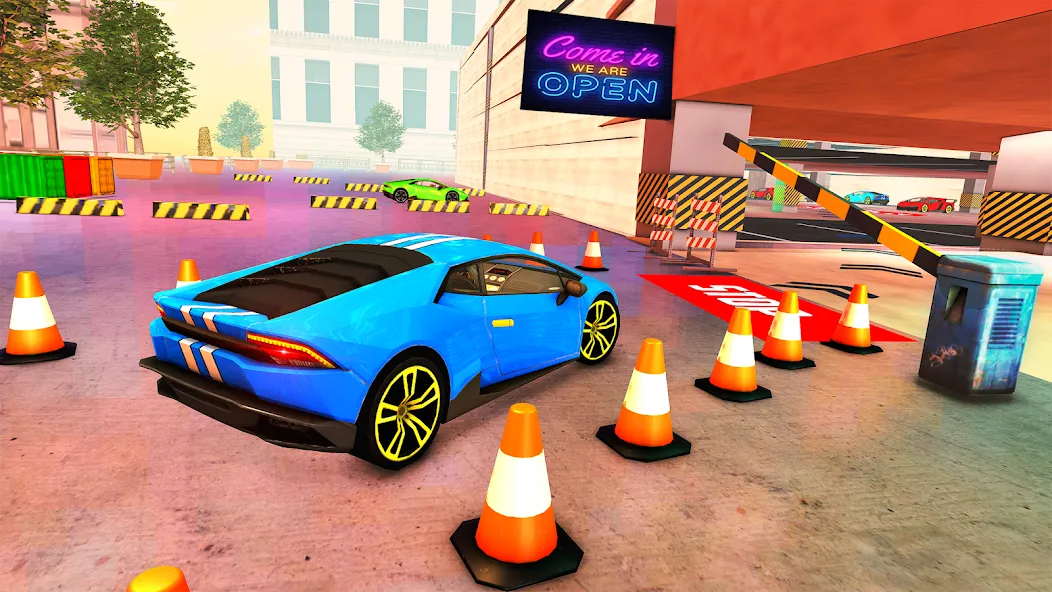 Street Car Parking: Car Games [MOD: безлимитные деньги и открыты все машины] Screenshot 1