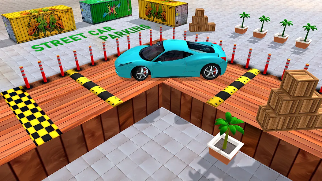 Street Car Parking: Car Games [MOD: безлимитные деньги и открыты все машины] Screenshot 4