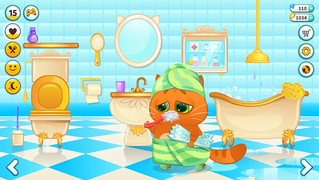 Bubbu – My Virtual Pet Cat [MOD: безлимитные монеты и все предметы] Screenshot 1