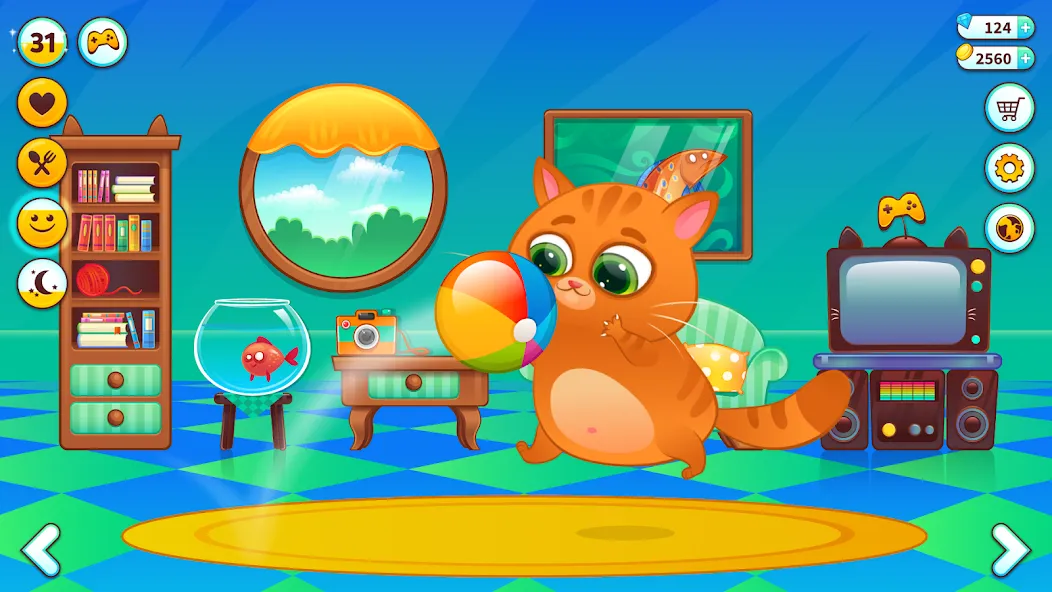 Bubbu – My Virtual Pet Cat [MOD: безлимитные монеты и все предметы] Screenshot 4