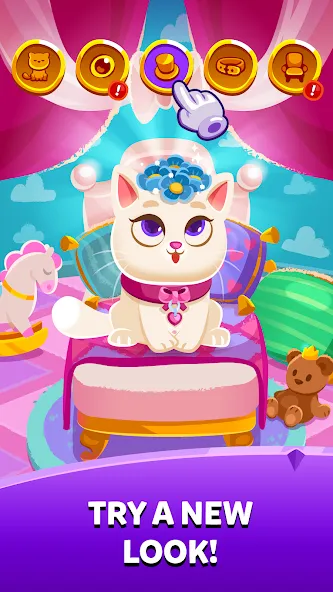 Bubbu Jewels - Merge Puzzle [MOD: безлимитные жизни и бустеры] Screenshot 2