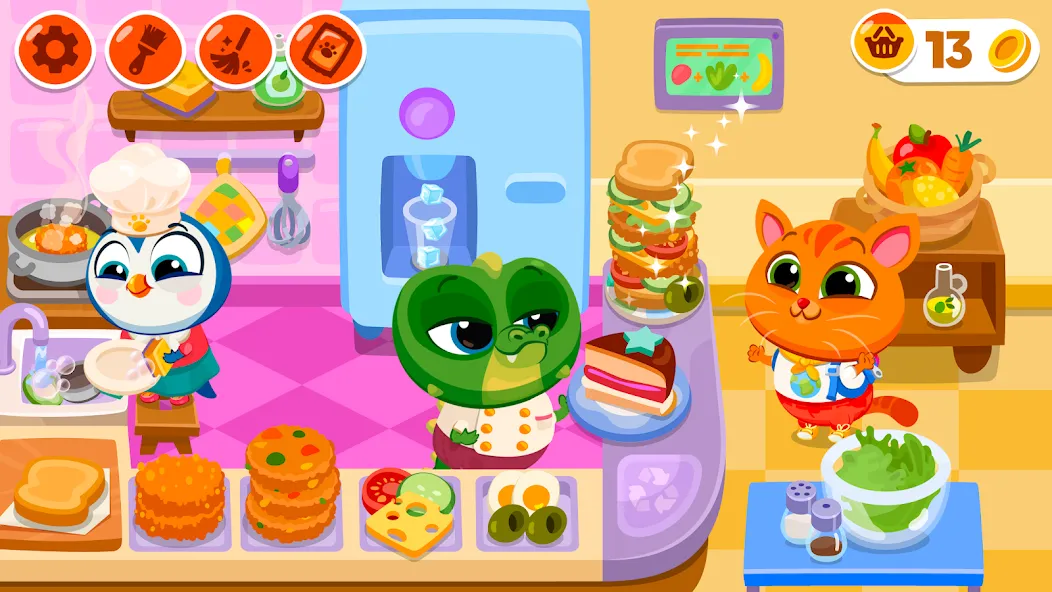 Bubbu School - My Virtual Pets [MOD: безлимитные монеты и все питомцы] Screenshot 2