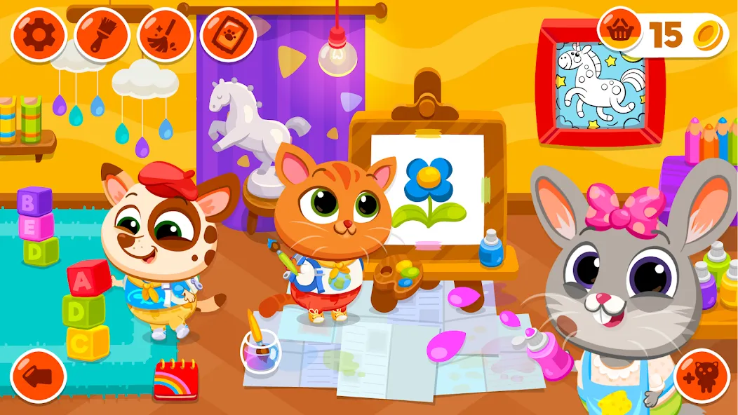 Bubbu School - My Virtual Pets [MOD: безлимитные монеты и все питомцы] Screenshot 4