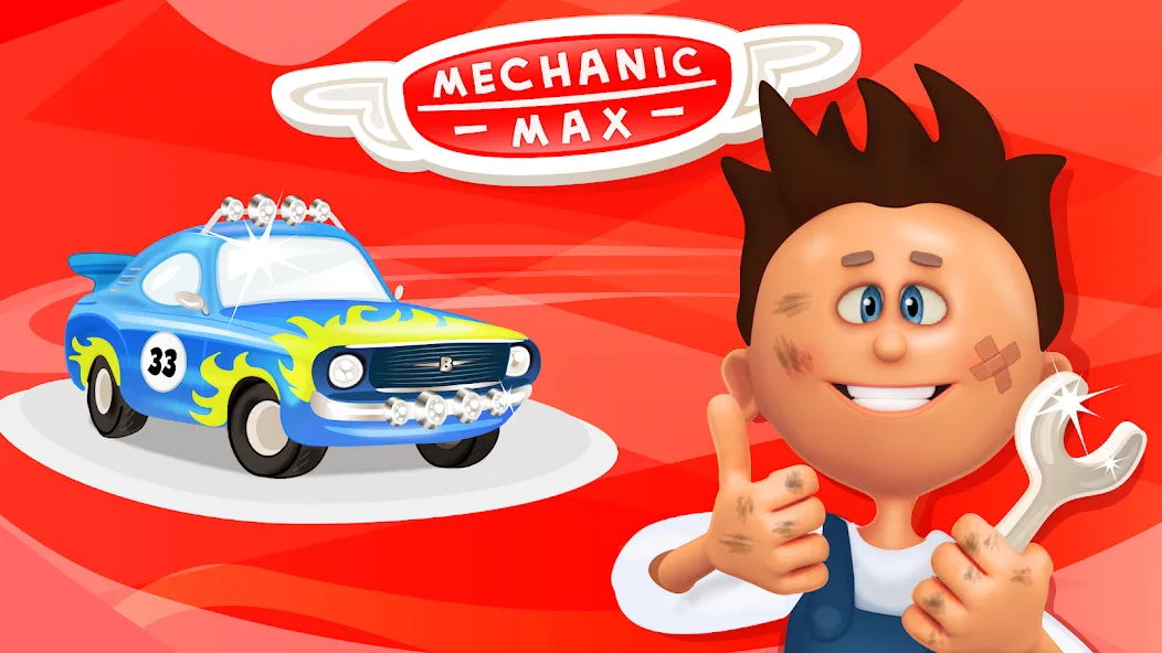 Mechanic Max - Kids Game [MOD: все машины и инструменты открыты] Screenshot 1