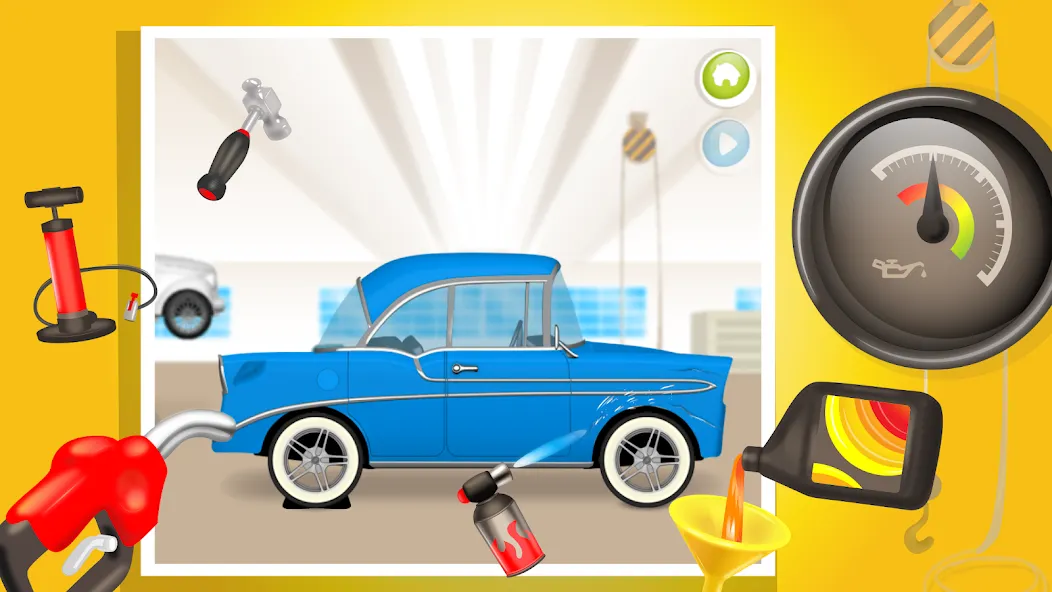 Mechanic Max - Kids Game [MOD: все машины и инструменты открыты] Screenshot 3