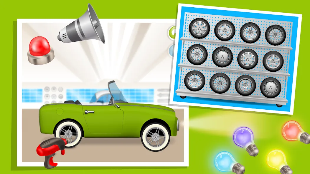 Mechanic Max - Kids Game [MOD: все машины и инструменты открыты] Screenshot 4