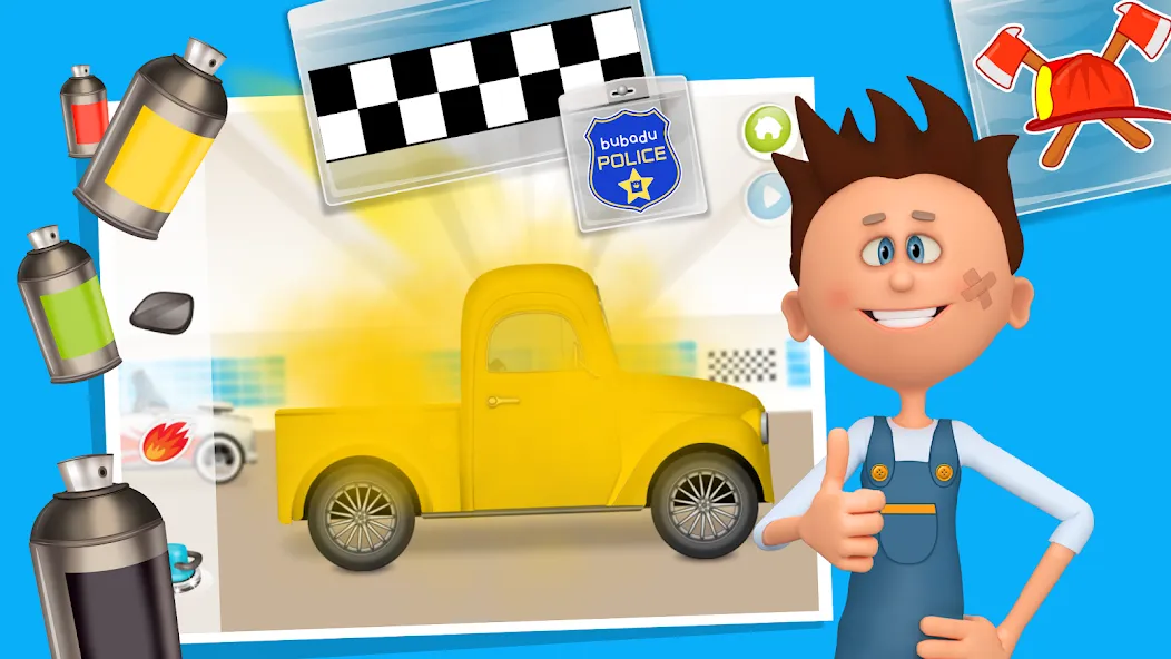 Mechanic Max - Kids Game [MOD: все машины и инструменты открыты] Screenshot 5