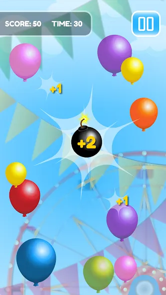 Pop Balloon Kids [MOD: много воздушных шаров и уровней] Screenshot 3