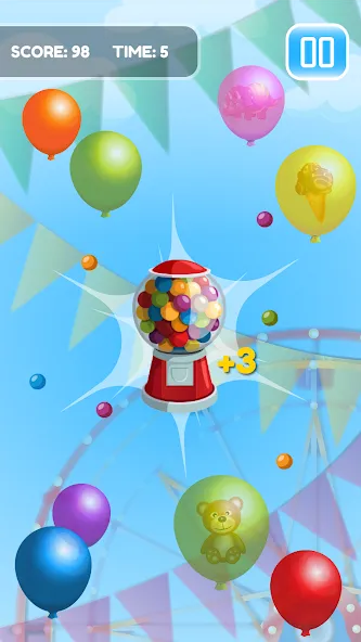 Pop Balloon Kids [MOD: много воздушных шаров и уровней] Screenshot 5