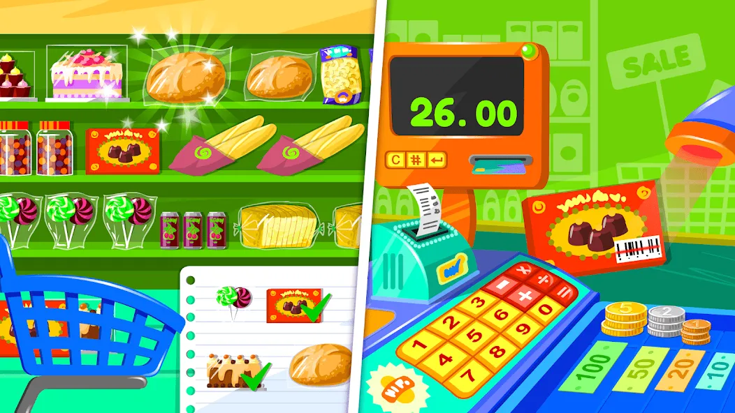 Supermarket Game 2 [MOD: безлимитные деньги и всё открыто] Screenshot 2