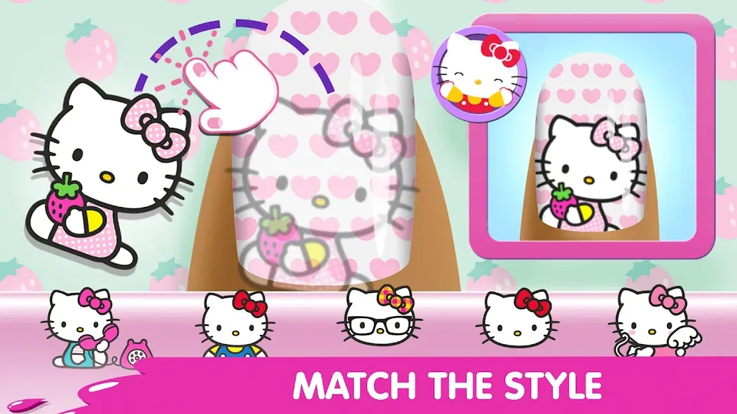 Hello Kitty Nail Salon [MOD: безлимитные монеты и все инструменты] Screenshot 3