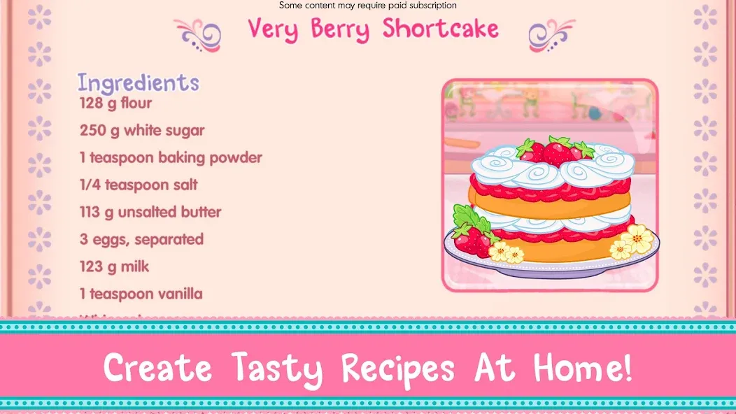Strawberry Shortcake Bake Shop [MOD: безлимитные монеты и все рецепты] Screenshot 4