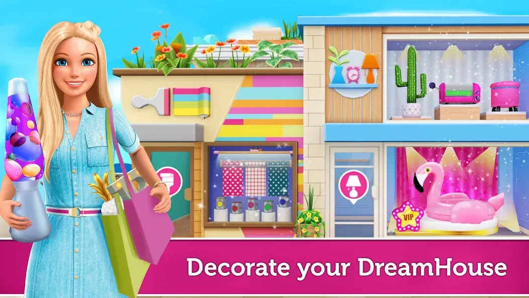 Barbie Dreamhouse Adventures [MOD: безлимитные деньги и все наряды] Screenshot 1