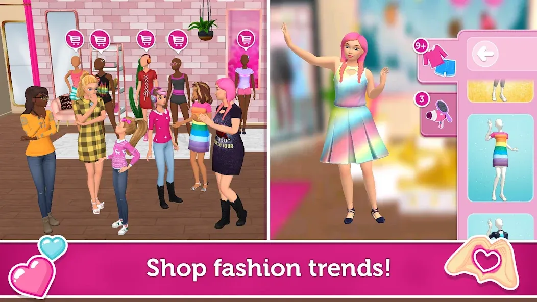 Barbie Dreamhouse Adventures [MOD: безлимитные деньги и все наряды] Screenshot 5