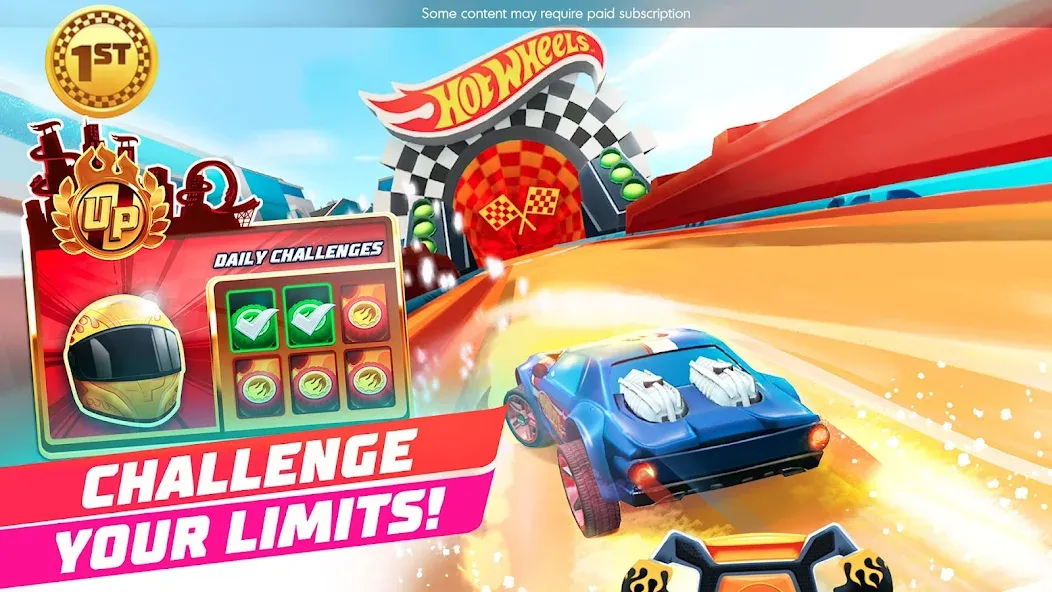 Hot Wheels Unlimited [MOD: безлимитные деньги и все машины] Screenshot 1