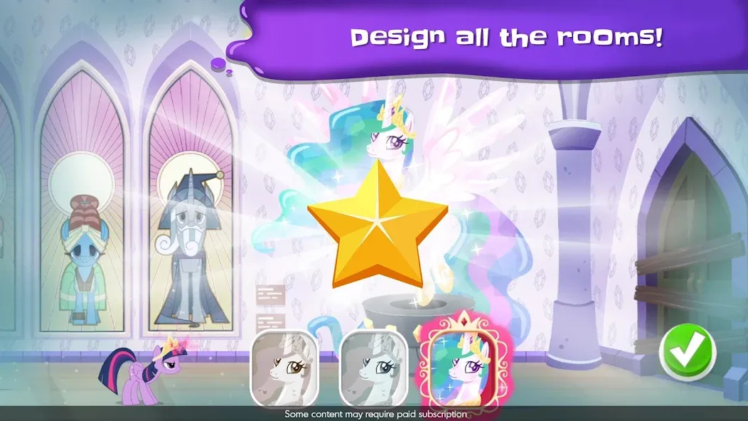 My Little Pony Color By Magic [MOD: все раскраски и персонажи открыты] Screenshot 3