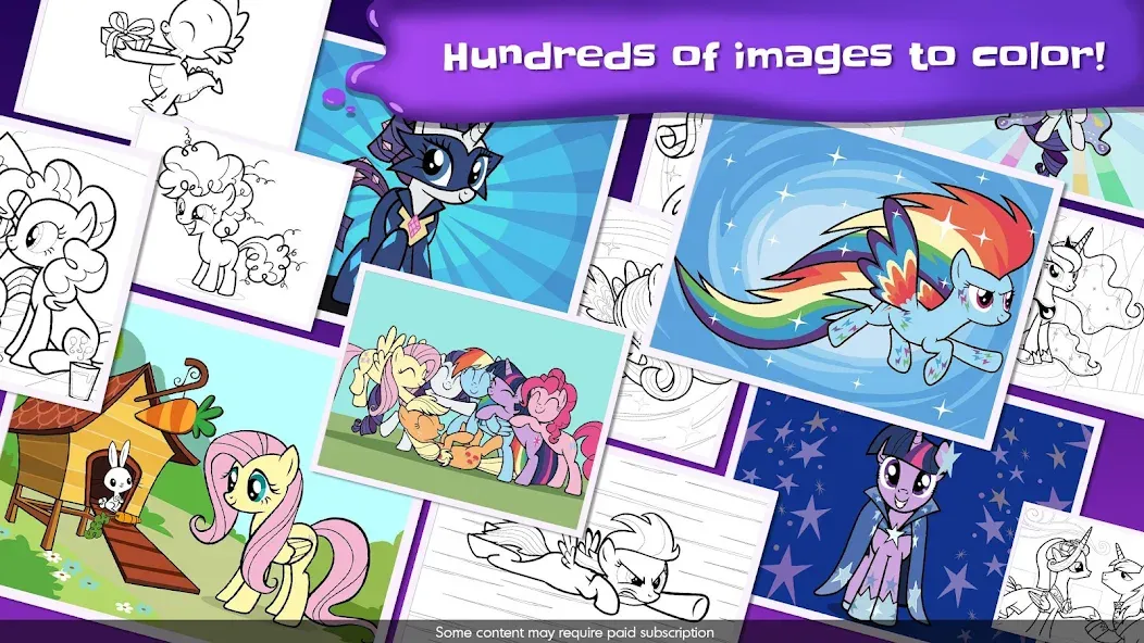 My Little Pony Color By Magic [MOD: все раскраски и персонажи открыты] Screenshot 4
