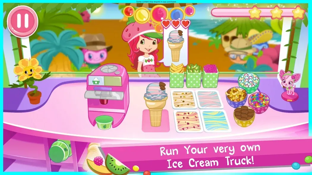 Strawberry Shortcake Ice Cream [MOD: много мороженого и открыты все уровни] Screenshot 1