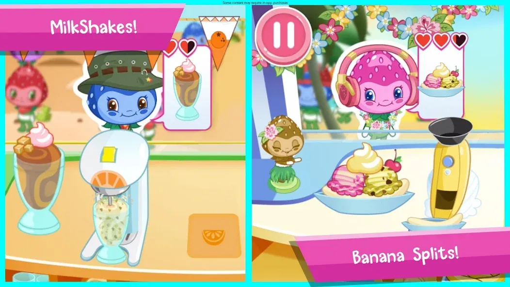 Strawberry Shortcake Ice Cream [MOD: много мороженого и открыты все уровни] Screenshot 2