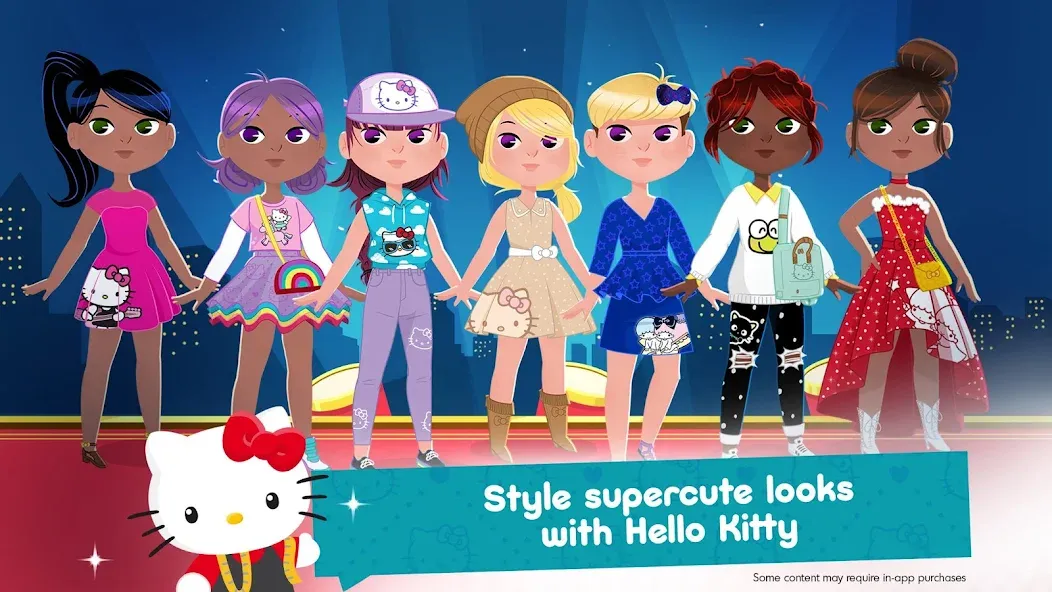 Hello Kitty Fashion Star [MOD: безлимитные деньги и наряды] Screenshot 1