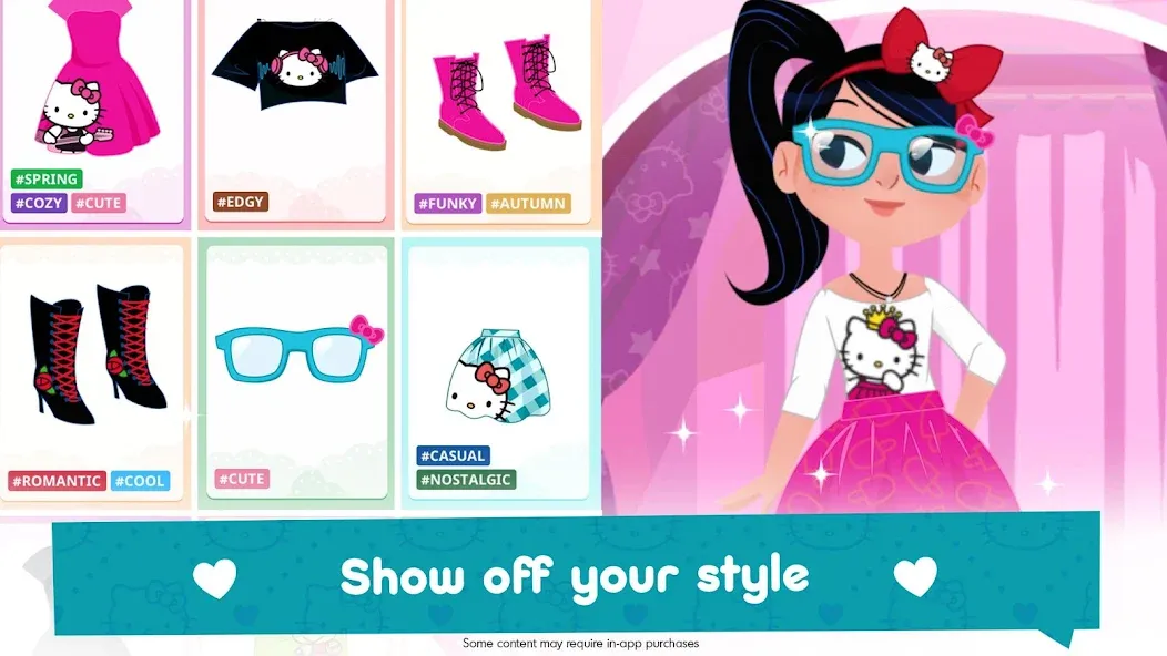 Hello Kitty Fashion Star [MOD: безлимитные деньги и наряды] Screenshot 5
