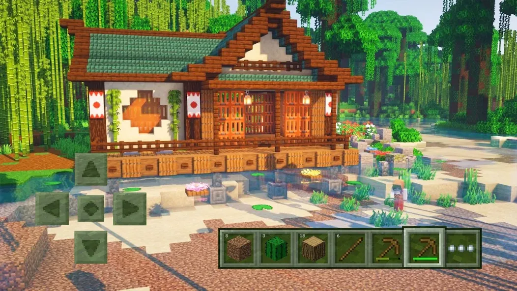 Craft World - Master Block 3D [MOD: бесконечные ресурсы и открытый мир] Screenshot 1
