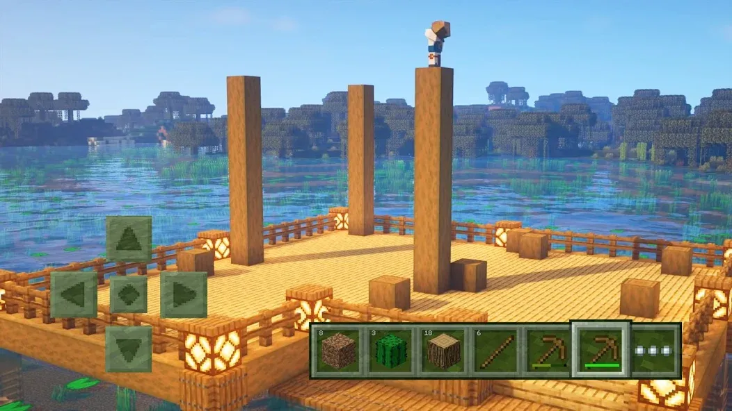 Craft World - Master Block 3D [MOD: бесконечные ресурсы и открытый мир] Screenshot 3