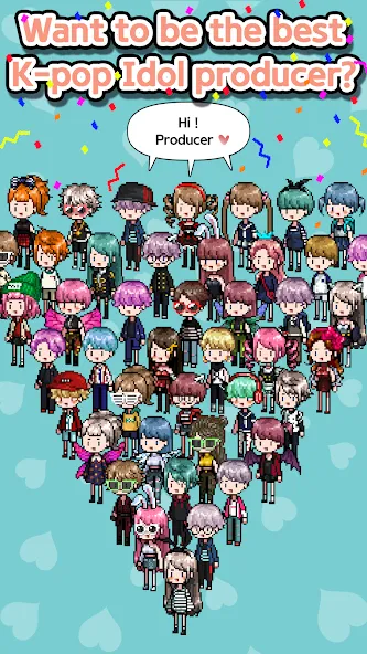 K-POP Idol Producer [MOD: безлимитные деньги и фанаты] Screenshot 1
