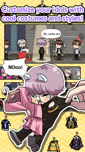 K-POP Idol Producer [MOD: безлимитные деньги и фанаты] Screenshot 3