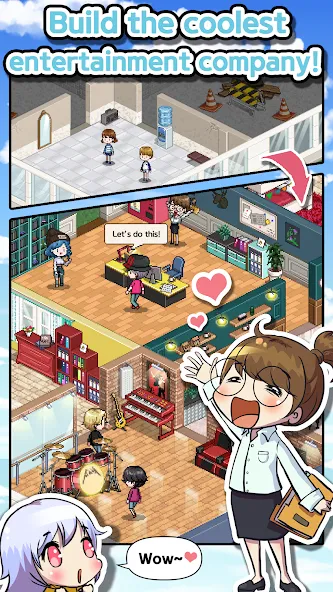 K-POP Idol Producer [MOD: безлимитные деньги и фанаты] Screenshot 5