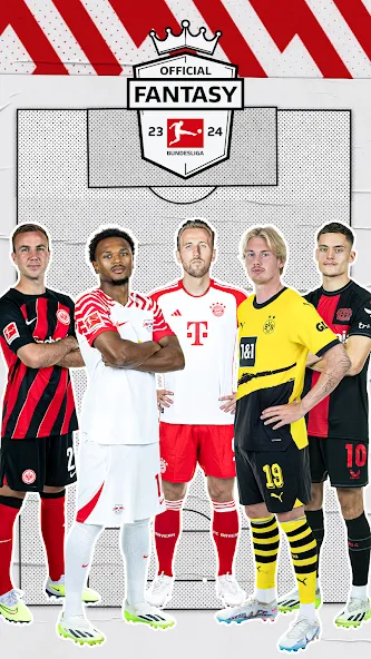 Bundesliga Fantasy Manager [MOD: безлимитные монеты и энергия] Screenshot 1