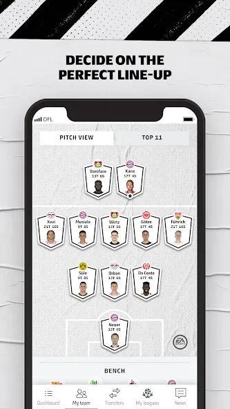 Bundesliga Fantasy Manager [MOD: безлимитные монеты и энергия] Screenshot 2