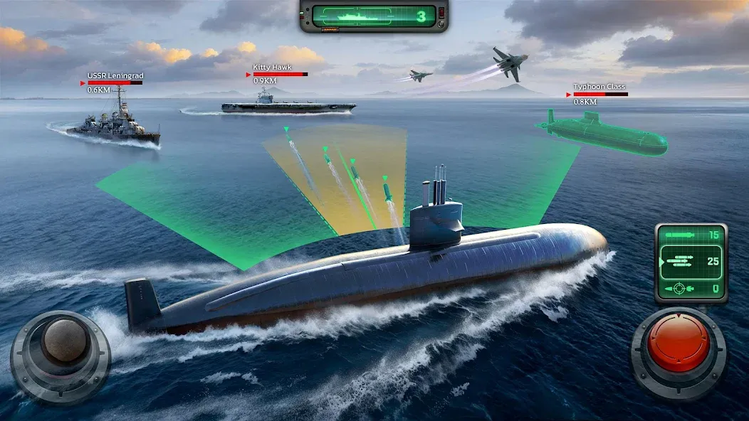 Sea War: Raid [MOD: безлимитные ресурсы и усиленный флот] Screenshot 2