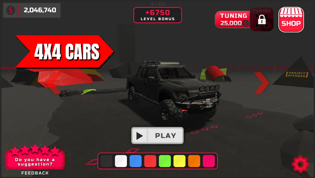 [Project : Offroad] [MOD: безлимитные деньги и топливо] Screenshot 4