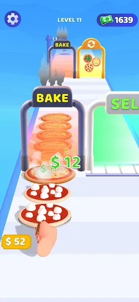 I Want Pizza [MOD: безлимитные монеты и улучшения] Screenshot 1