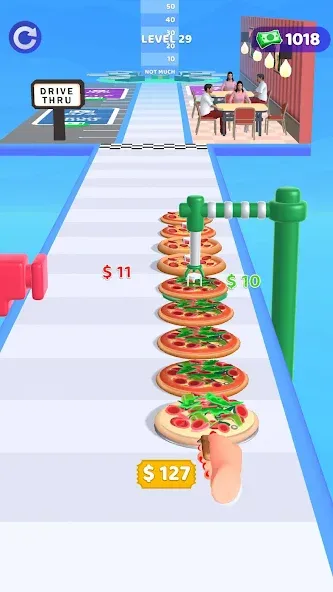 I Want Pizza [MOD: безлимитные монеты и улучшения] Screenshot 2