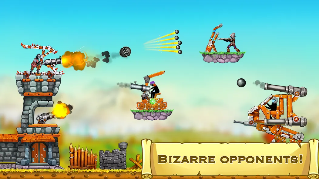 The Catapult 2 : bone masters [MOD: безлимитные монеты и усиленная катапульта] Screenshot 3