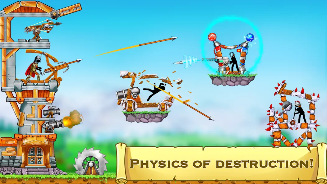 The Catapult 2 : bone masters [MOD: безлимитные монеты и усиленная катапульта] Screenshot 5