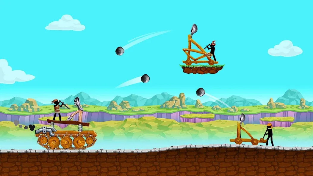 The Tank: Stick pocket hill [MOD: безлимитные деньги и оружие] Screenshot 2