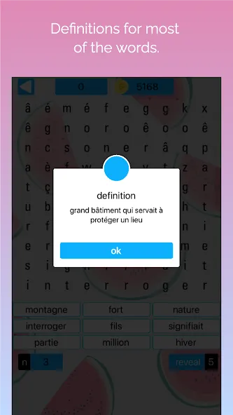 busca palabras: sopa de letras [MOD: безлимитные подсказки и монеты] Screenshot 4