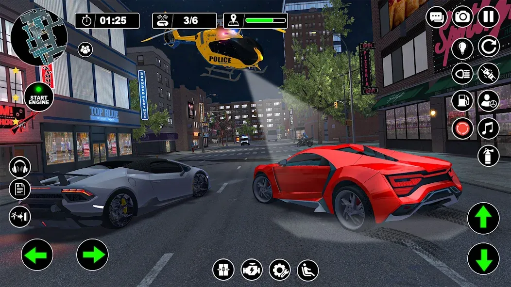 Police Helicopter Chase Game [MOD: безлимитные деньги и всё открыто] Screenshot 3