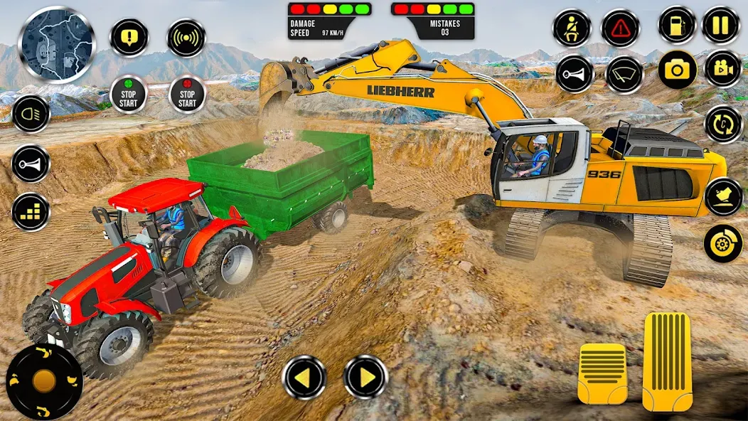 Construction Machine Real JCB [MOD: безлимитные деньги и все машины открыты] Screenshot 1