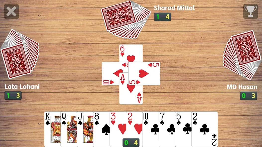 Callbreak League - Card Game [MOD: без рекламы и безлимитные монеты] Screenshot 1