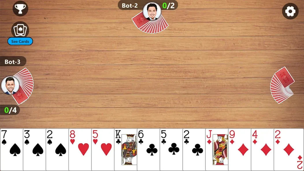 Callbreak Master 3 - Card Game [MOD: без рекламы и подсказки] Screenshot 4