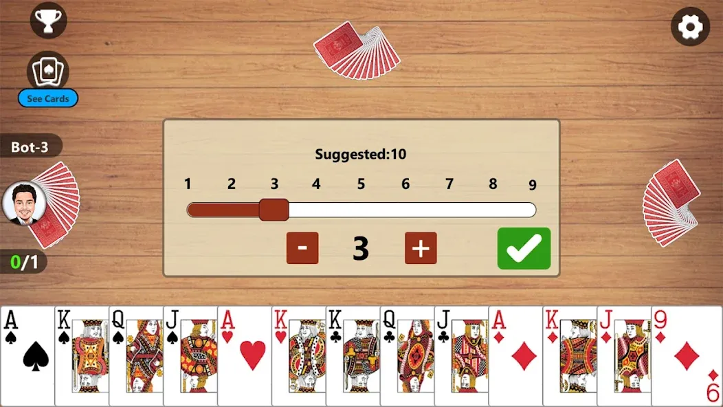 Callbreak Master 3 - Card Game [MOD: без рекламы и подсказки] Screenshot 5