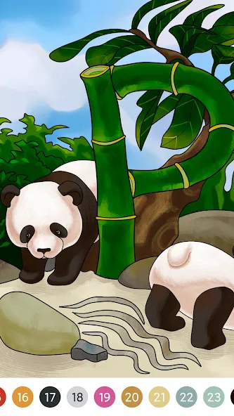 Color.Me: Coloring Puzzle [MOD: без рекламы и все уровни открыты] Screenshot 2